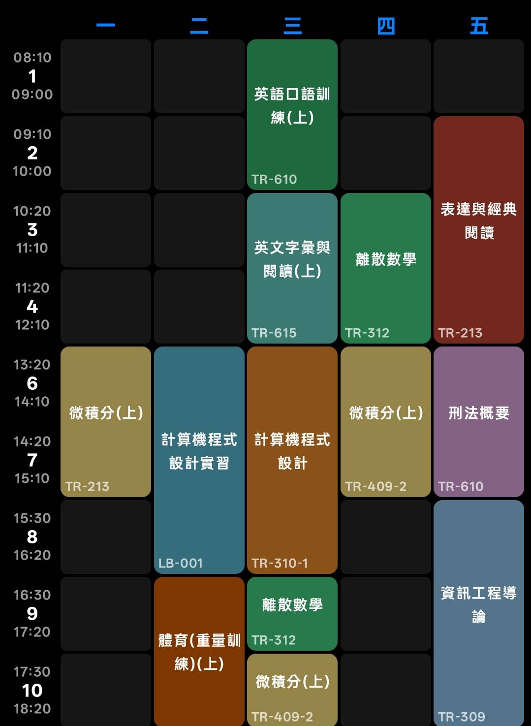 選課